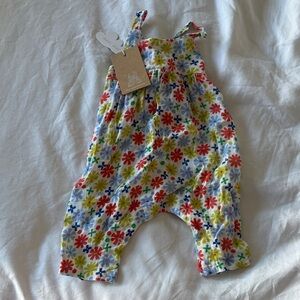 Angel Dear Multicolor Floral Baby Jumpsuit